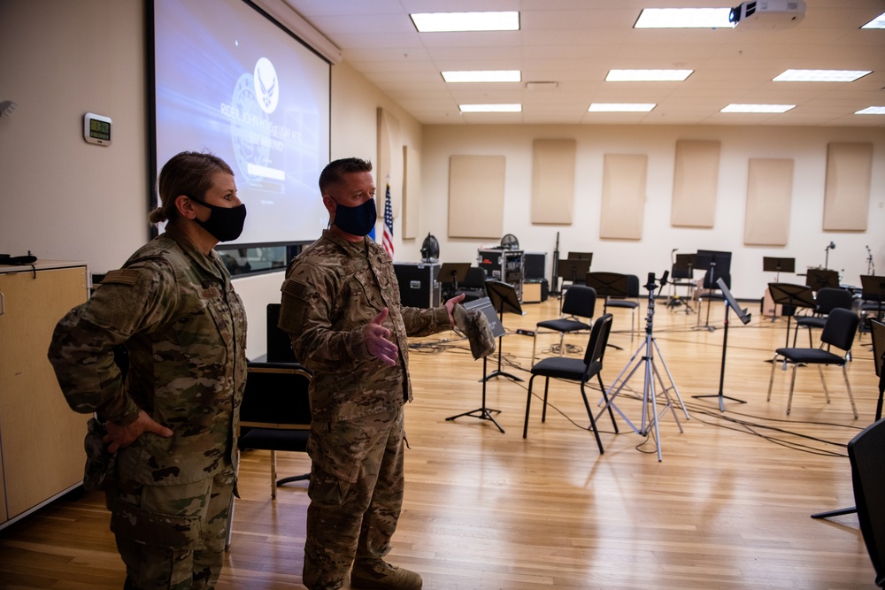 Brig. Gen. Caroline M. Miller tours JBSA-Lackland facilities
