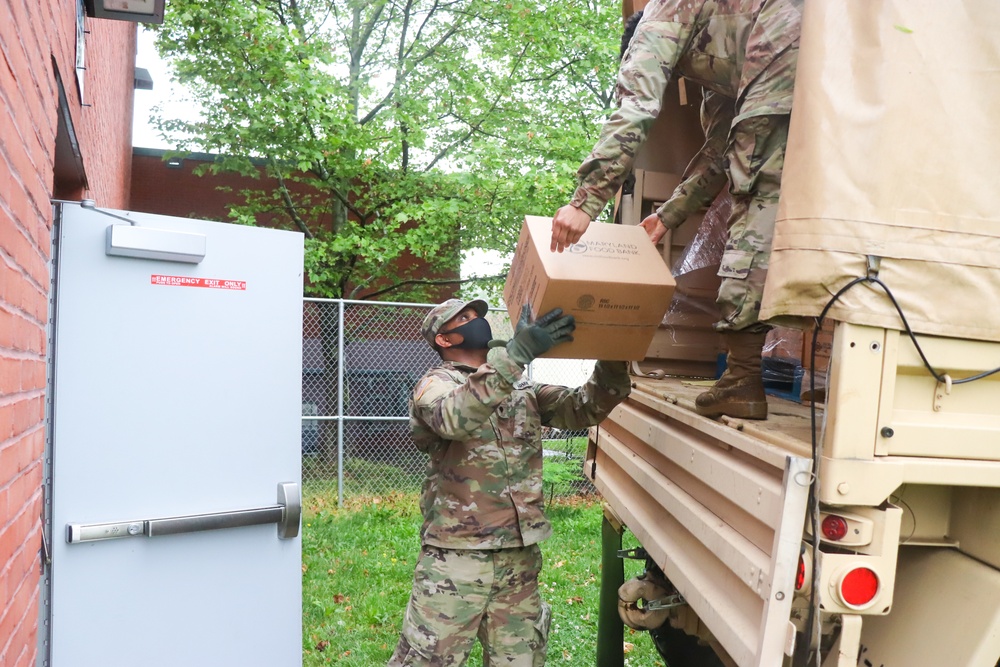 The Maryland National Guard Supports Local Communities Impacted by COVID-19