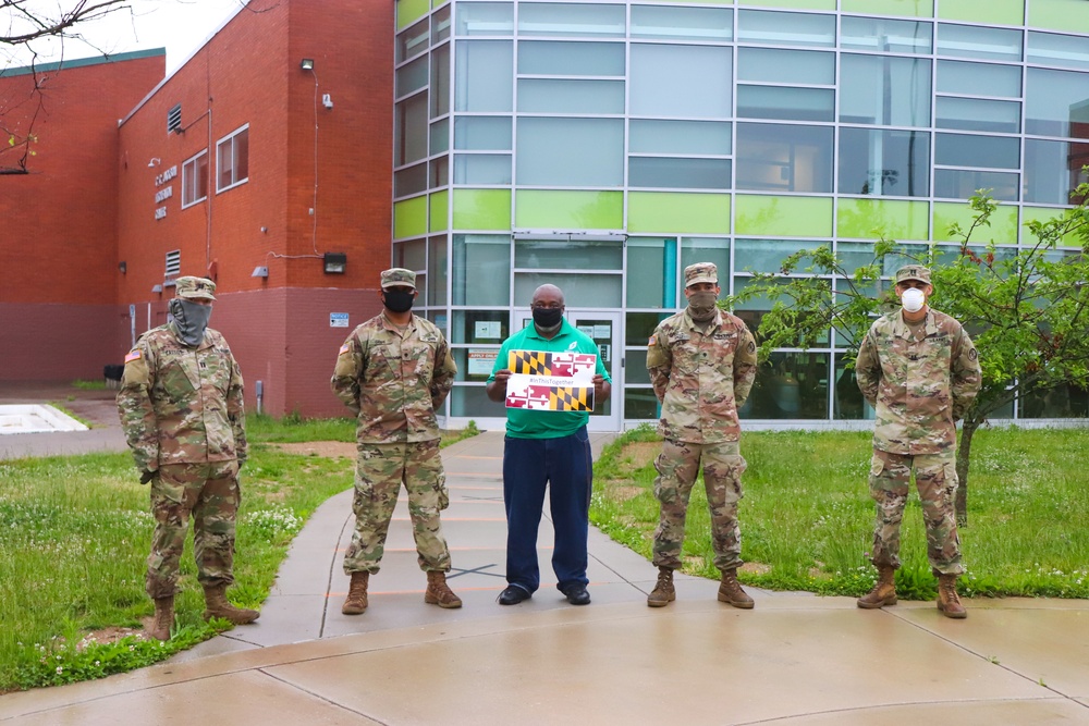 The Maryland National Guard Supports Local Communities Impacted by COVID-19