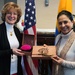 USAID Deputy Administrator Bonnie Glick meets with the First Lady of Ecuador Rocio Gonzalez de Moreno.