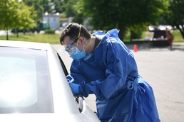 178th Airmen provide COVID-19 testing to local community members