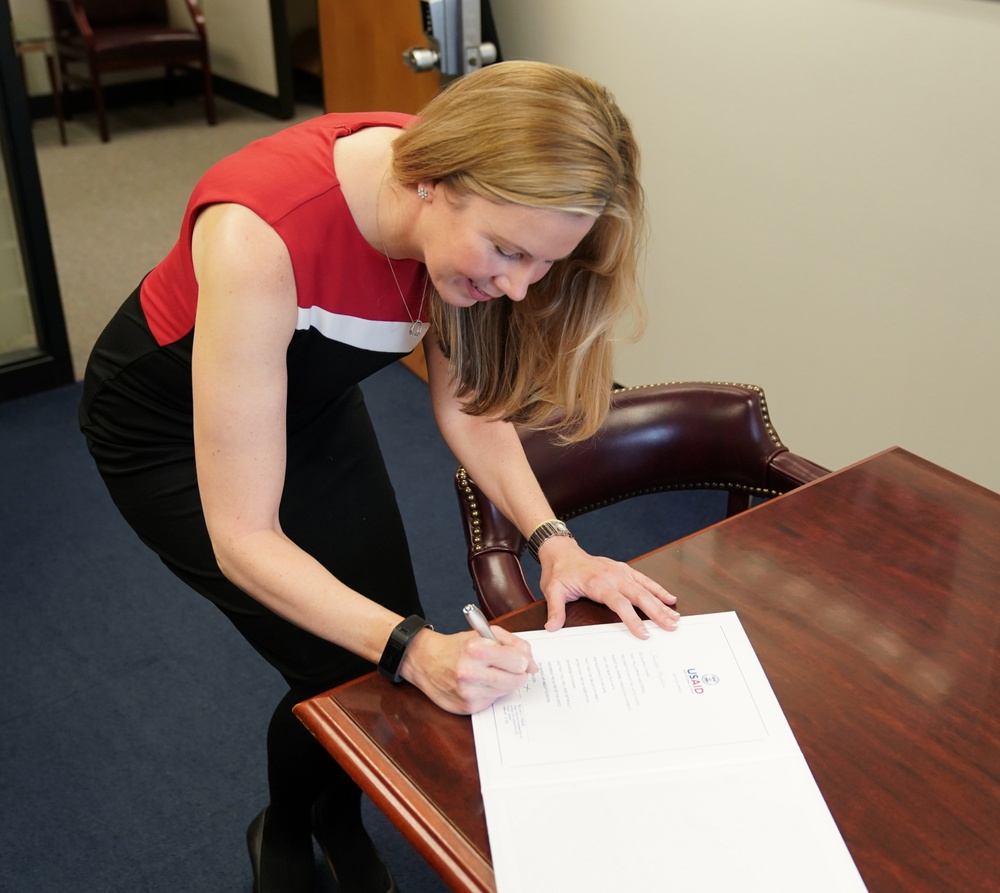 Jennifer Hazelton swearing in ceremony