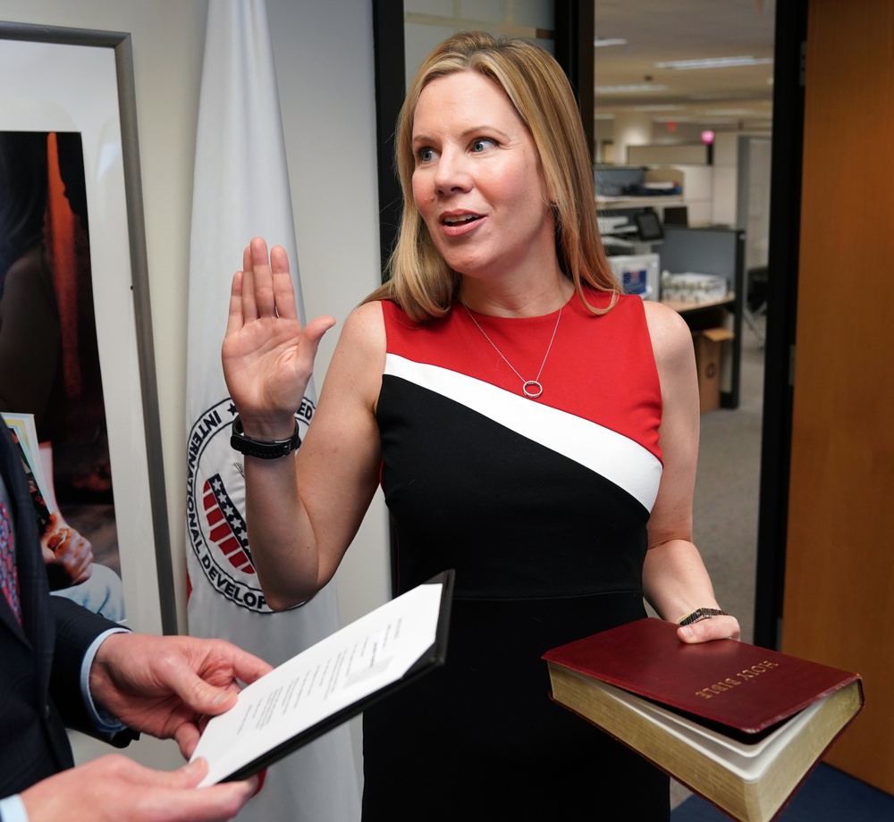 Jennifer Hazelton swearing in ceremony