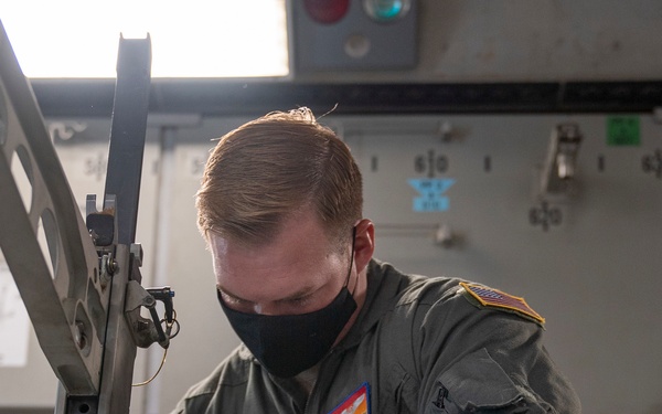 729th AS provides airlift for 452 AES check rides