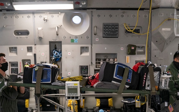 729th AS provides airlift for 452 AES check rides