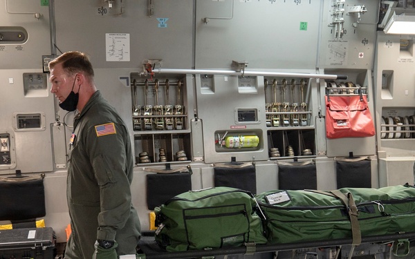 729th AS provides airlift for 452 AES check rides