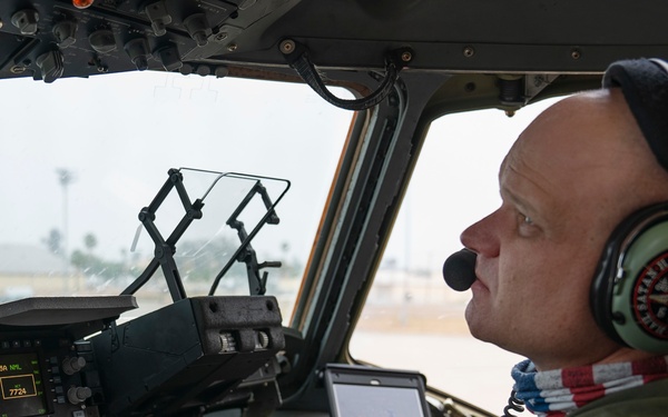 729th AS provides airlift for 452 AES check rides