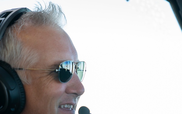 729th AS provides airlift for 452 AES check rides