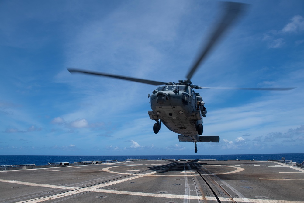 DVIDS - Images - USS Princeton, HSC-6 conduct flight ops