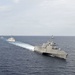 USS Gabrielle Giffords exercises with JMSDF in South China Sea