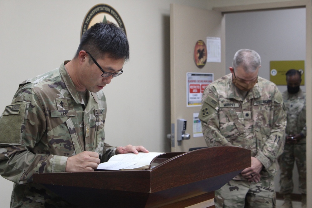 Kuwait Transfer of Authority 1188th Trans. Bn. to 1184th Trans. Bn.