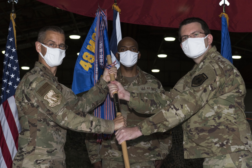 48th CS welcomes new squadron commander