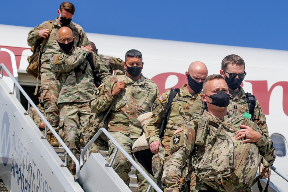 101st Combat Aviation Brigade arrives in Germany in support of Atlantic Resolve