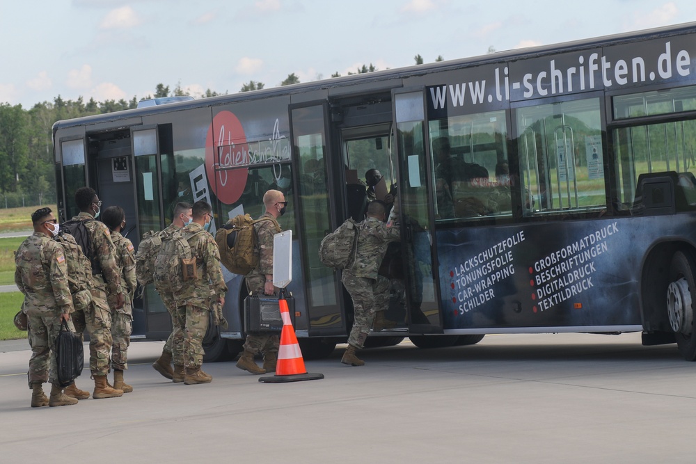 101st Combat Aviation Brigade arrives in Germany in support of Atlantic Resolve