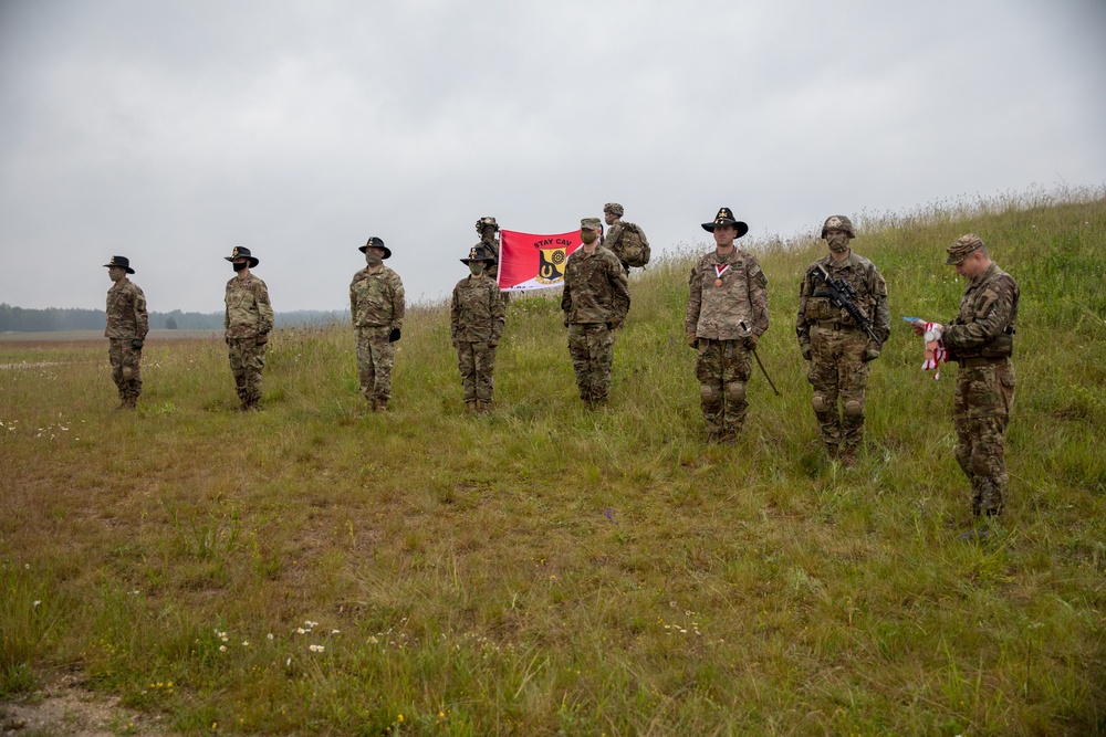 1-91 Cav, 173rd commander inducts Paratroopers into the Order of St. George