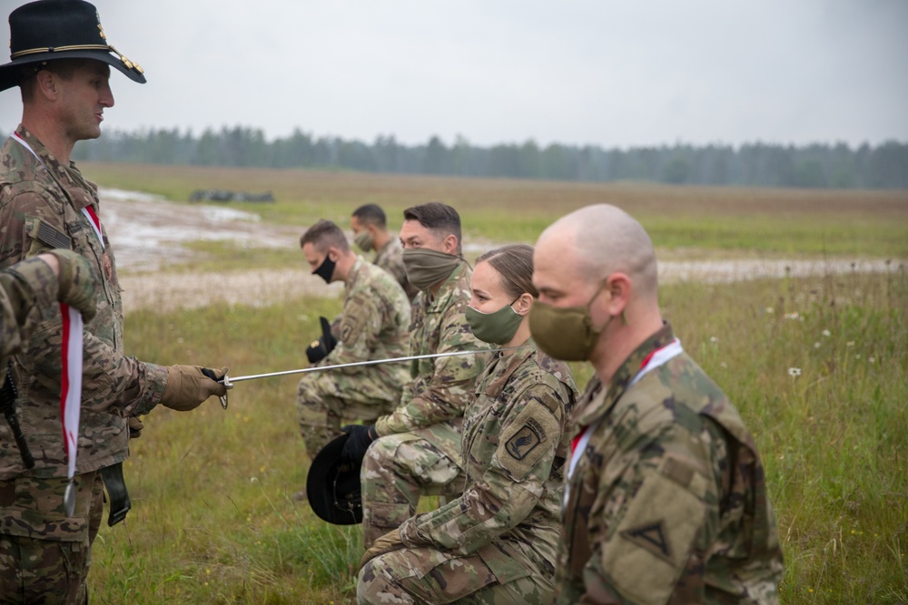 1-91 Cav, 173rd commander inducts Paratroopers into the Order of St. George