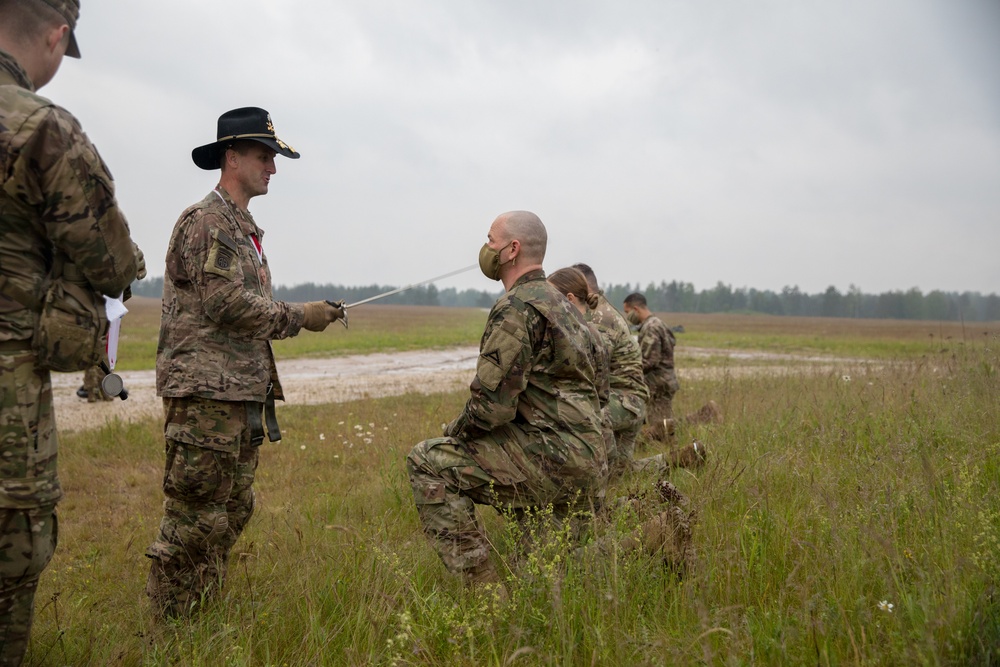 1-91 Cav, 173rd commander inducts Paratroopers into the Order of St. George