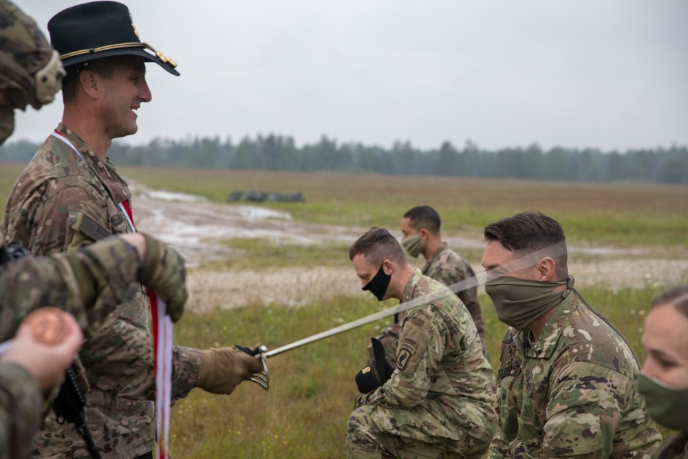 1-91 Cav, 173rd commander inducts Paratroopers into the Order of St. George