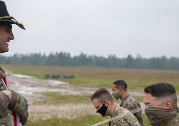 1-91 Cav, 173rd commander inducts Paratroopers into the Order of St. George