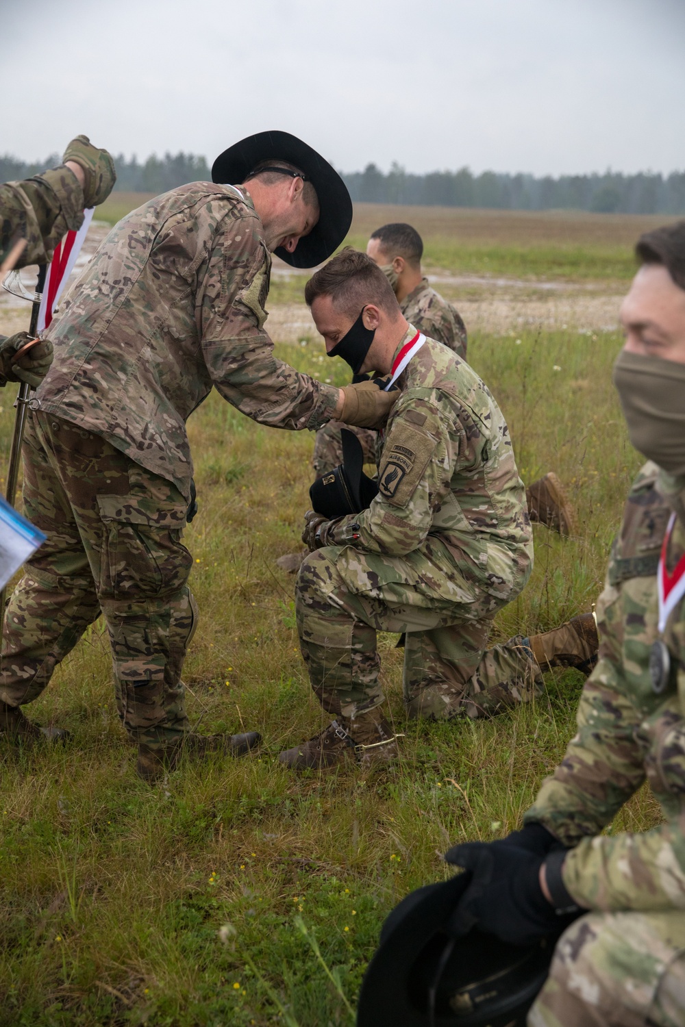 1-91 Cav, 173rd commander inducts Paratroopers into the Order of St. George