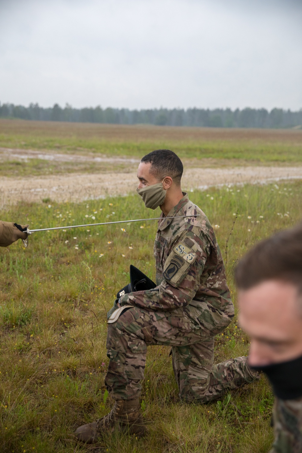 1-91 Cav, 173rd commander inducts Paratroopers into the Order of St. George