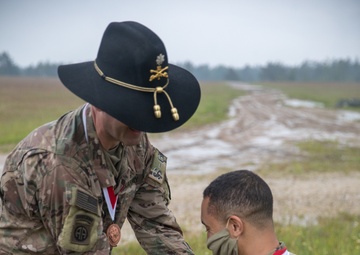 1-91 Cav, 173rd commander inducts Paratroopers into the Order of St. George