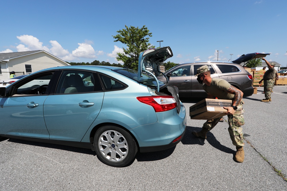 National Guard aids Food Bank of Delaware amid COVID-19