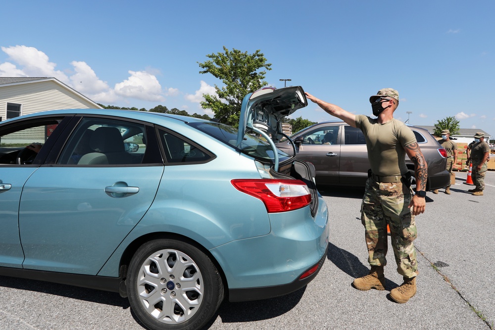 National Guard aids Food Bank of Delaware amid COVID-19