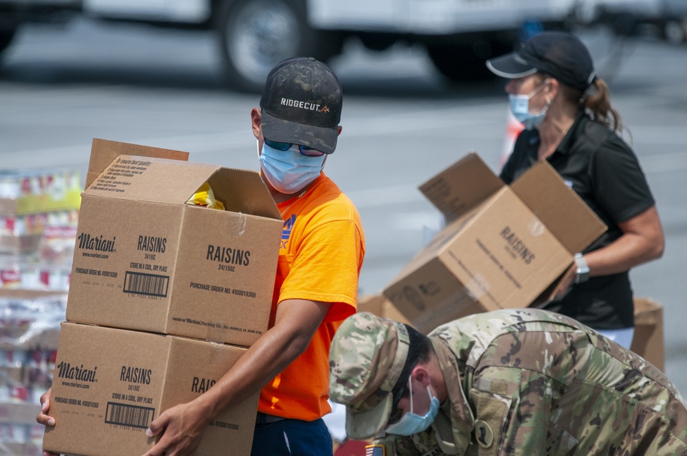 National Guard aids Food Bank of Delaware amid COVID-19