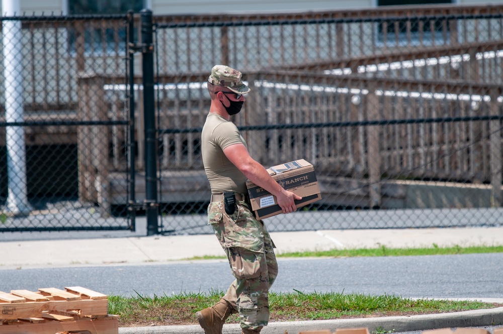 National Guard aids Food Bank of Delaware amid COVID-19