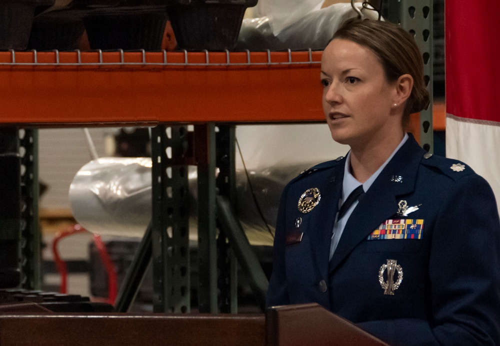 379th SRS change of command