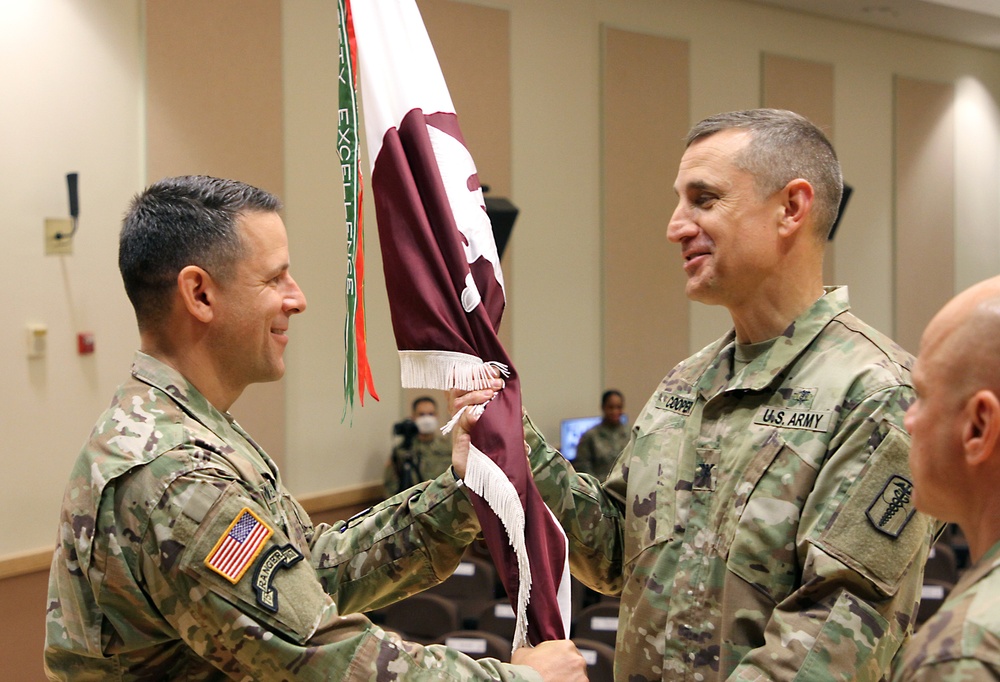 Lt. Col. Marc R. Welde Passes Colors