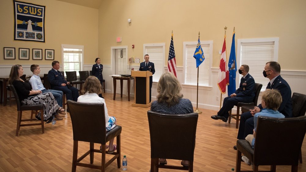 Lt. Col. Timothy Sheehan takes command of the 6th Space Warning Squadron