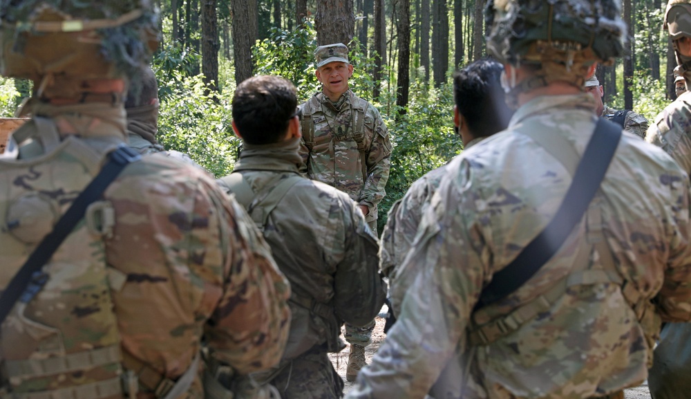 Sergeant Major of the Army visits Fort Bragg, N.C.