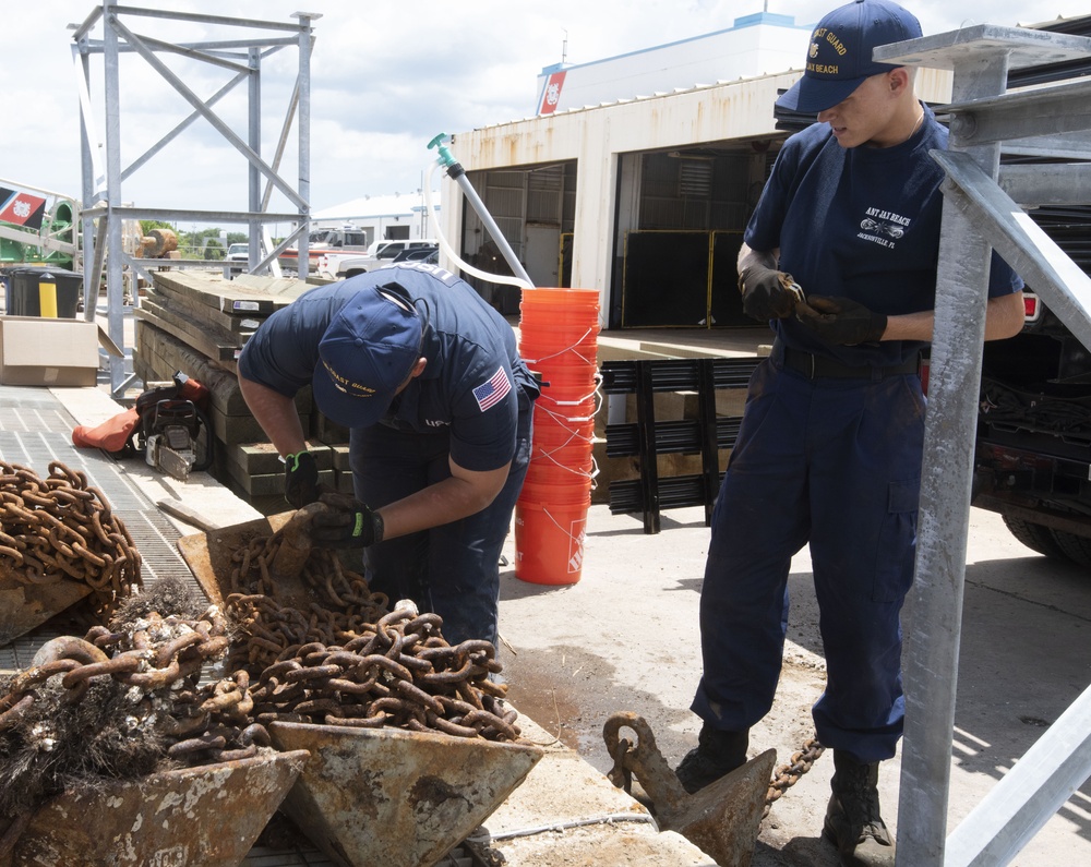 ANT Jacksonville Beach Loads Mooring Anchors