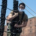 Sailors Assigned to USS Constitution Perform Sail Training