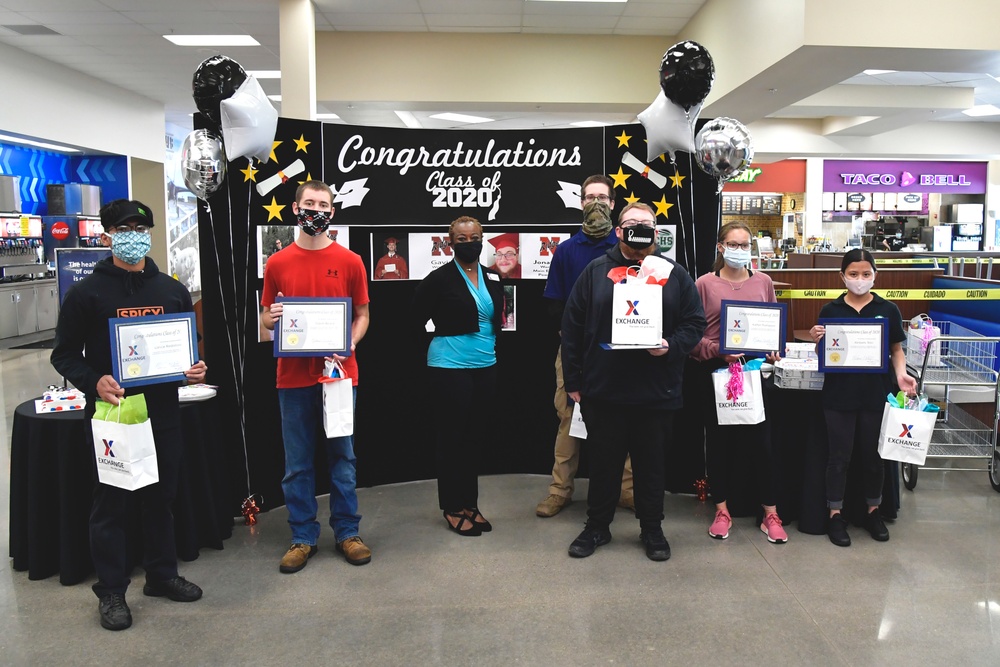 AAFES Main Exchange staff honors student employees with graduation recognition ceremony