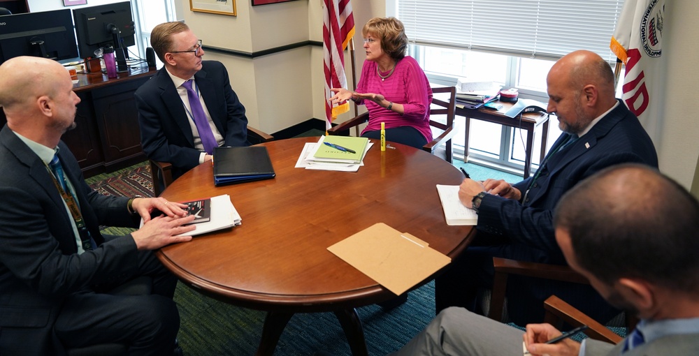 USAID Deputy Administrator Bonnie Glick meets with the U.S. Ambassador to Ecuador Michael J. Fitzpatrick