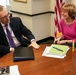 USAID Deputy Administrator Bonnie Glick meets with the U.S. Ambassador to Ecuador Michael J. Fitzpatrick