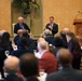 USAID Administrator Mark Green speaks at the Executive Council on Diplomacy luncheon.