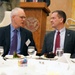 USAID Administrator Mark Green speaks at the Executive Council on Diplomacy luncheon.