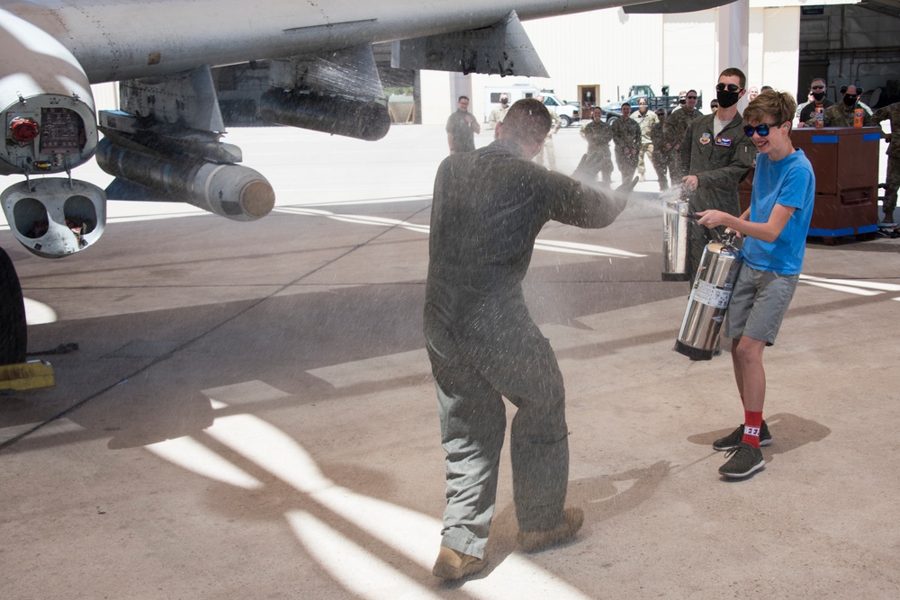 Lt Col Baerman Fini Flight