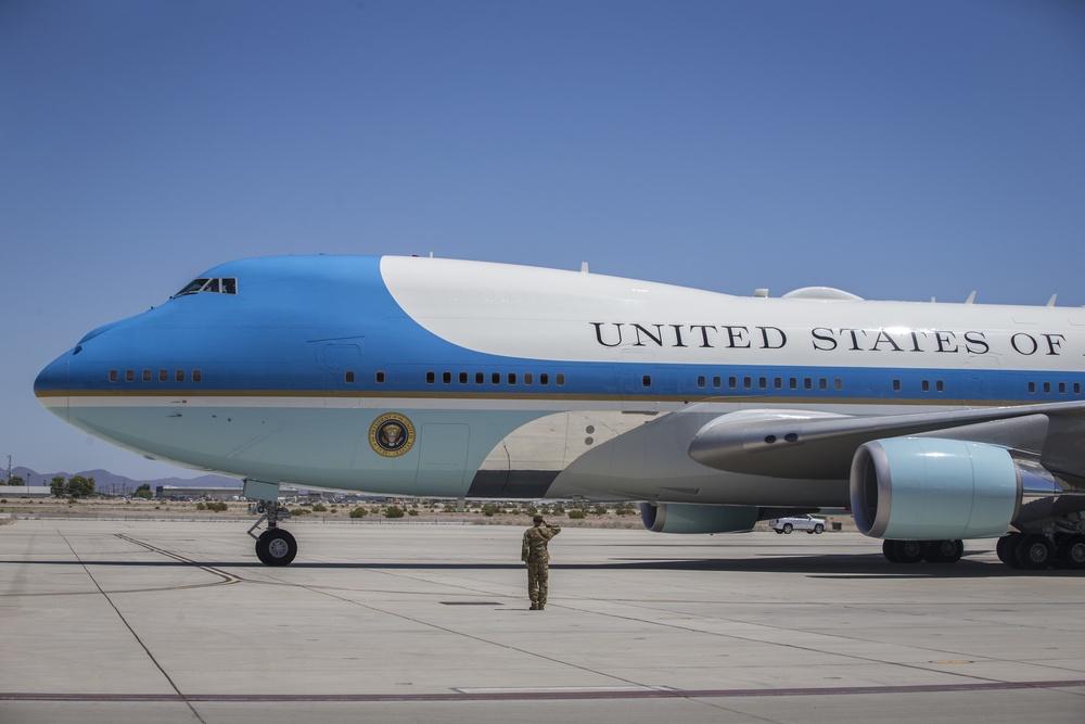 President Donald J. Trump Arrives in Yuma