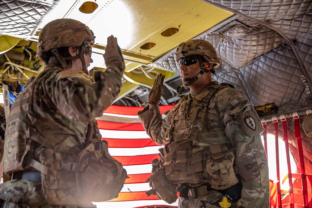 2-27IN Re-enlistment Ceremony