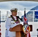 Rear Adm. Sibley gives remarks at change of command
