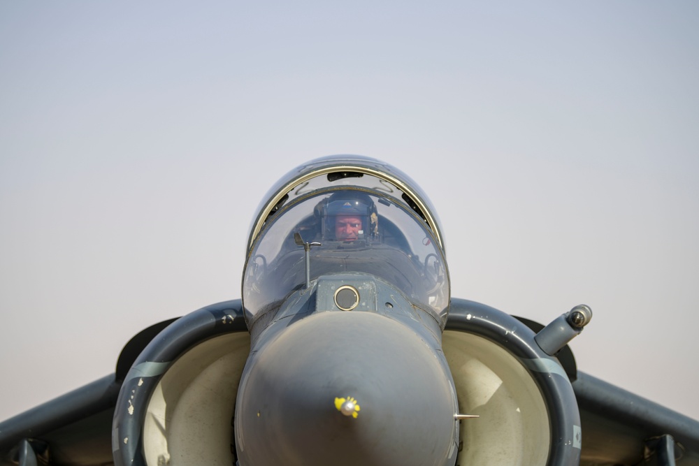 Harriers launch from PSAB