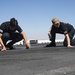 USS Bataan (LHD 5) Suez Canal Transit, Flight Deck Maintenance