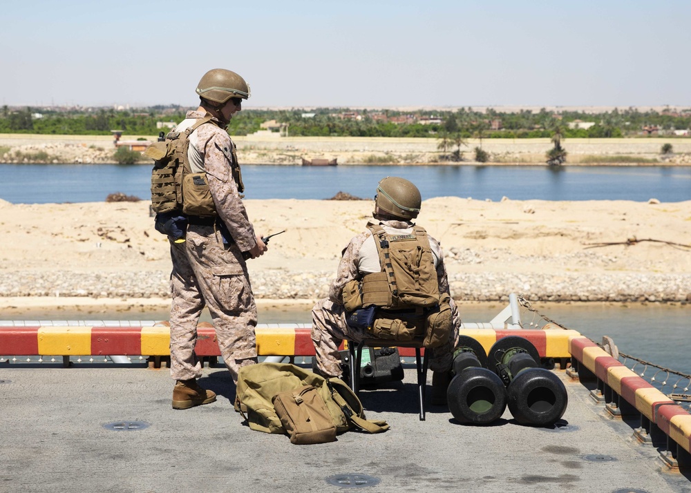 USS Bataan (LHD 5) Transits Suez Canal