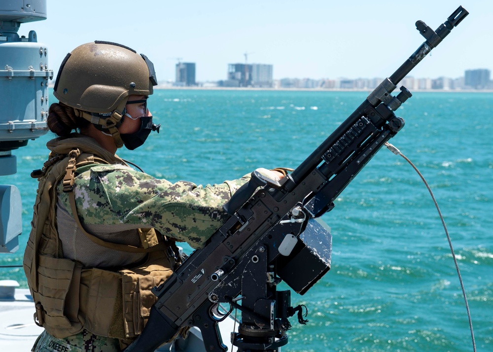 CTF 56 Mark VI Boats Practice Launch and Recovery with EOD Small Craft