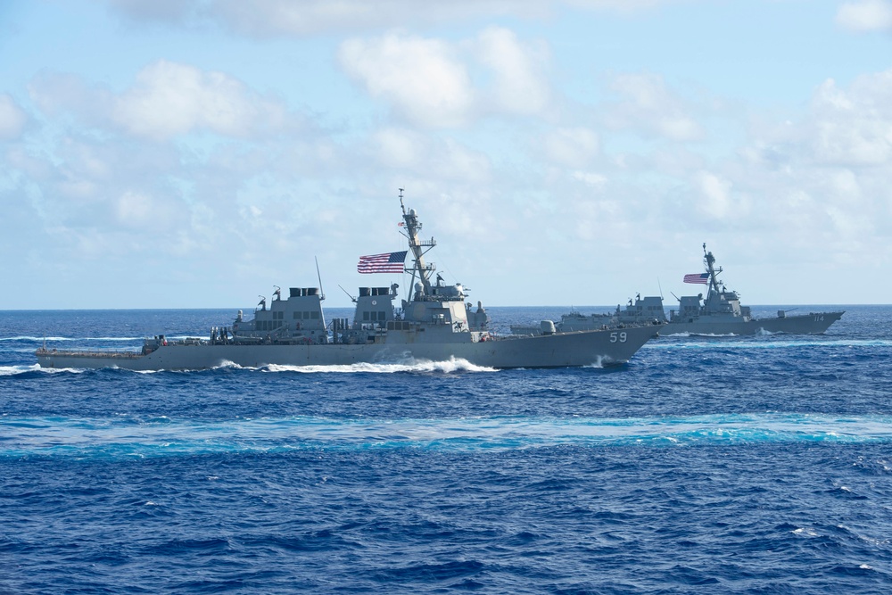 USS Theodore Roosevelt Carrier Strike Group and USS Nimitz Carrier Strike Group Conduct Dual Carrier Operations